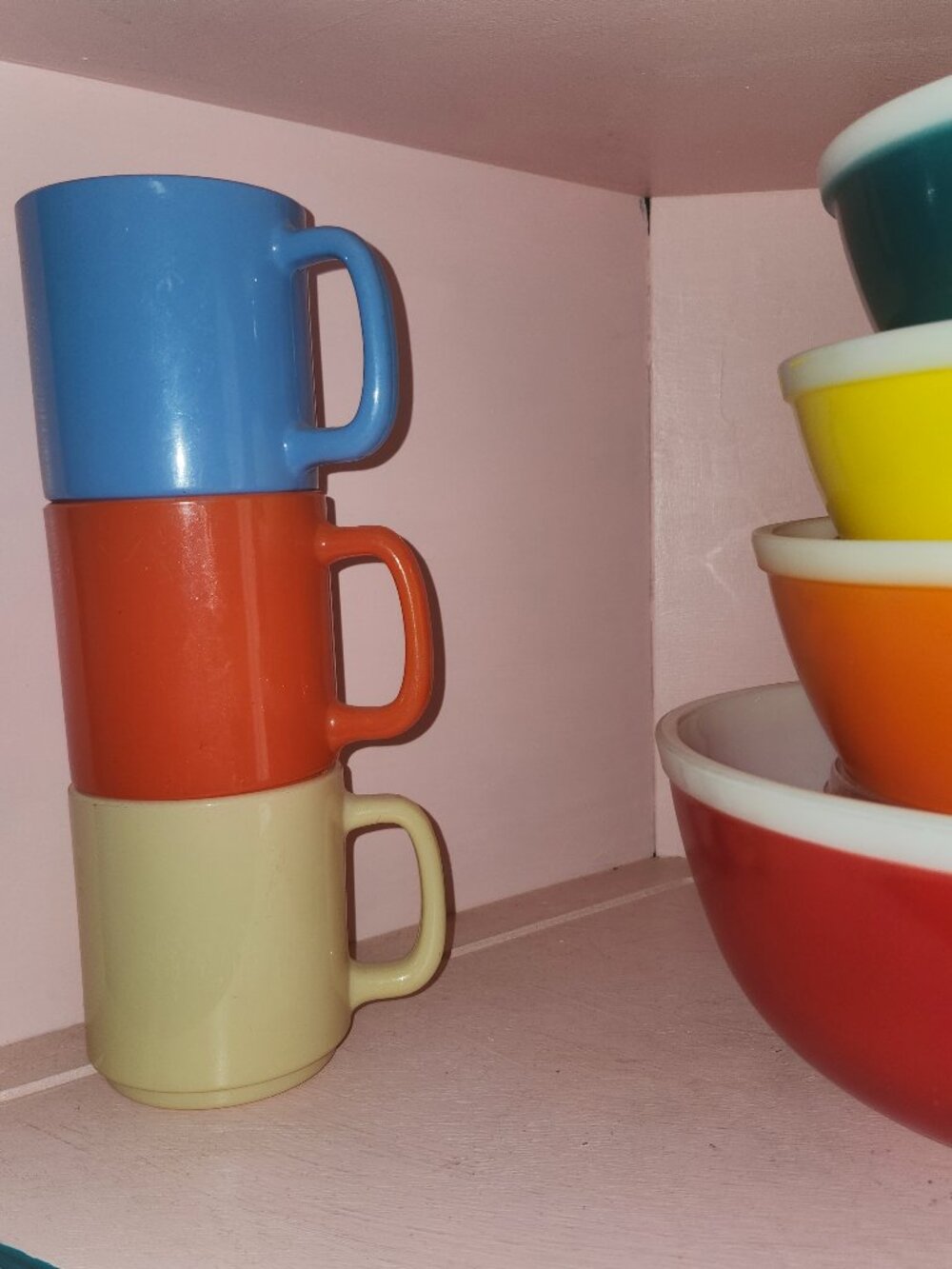 Glasbake primary mug set